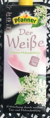 Pfanner Weißer Tee Zitrone Holunder 2l