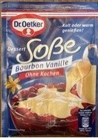 Dr.Oetker Bourbonvanille-Soße ohne Kochen für 250ml 39g