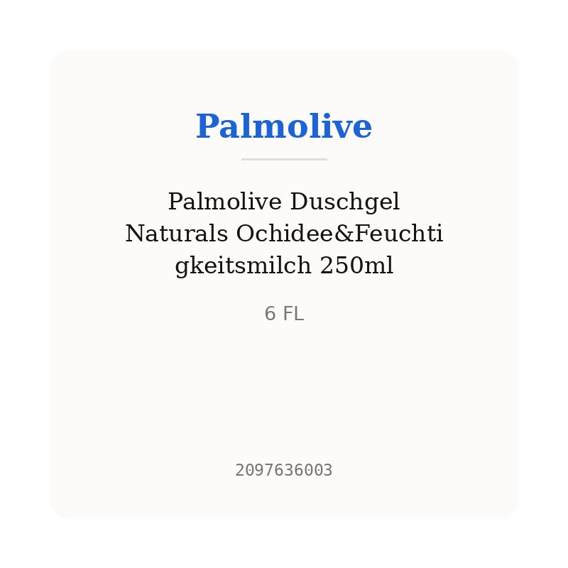 Palmolive Duschgel Naturals Ochidee&Feuchtigkeitsmilch 250ml