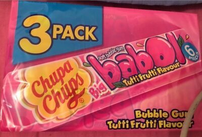 Chupa Chups Big Babol Tutti-Frutti 3x27,6g
