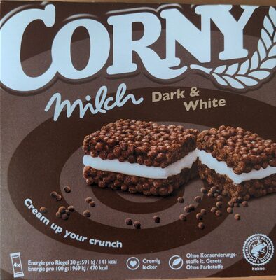 Corny Milch Dark&White 4ST 120g