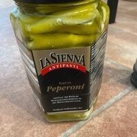 La Sienna Peperoni grün gefüllt mit Frischkäse 1550g
