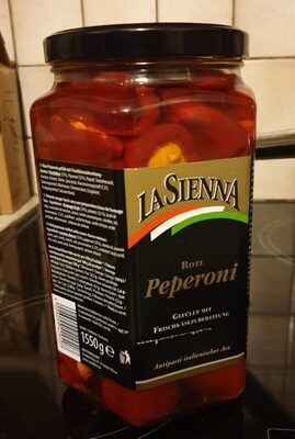La Sienna Peperoni rot gefüllt mit Frischkäse 1550g