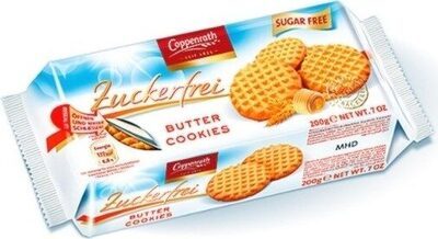 Coppenrath Butter Cookies ohne Zucker 200g