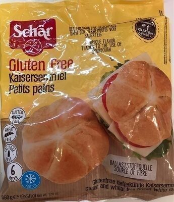 Schär Kaisersemmel - Petits pains Rosette 6ST 350g