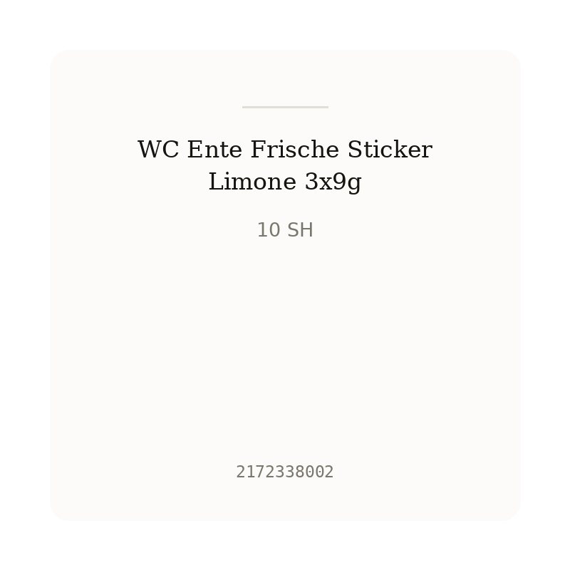 WC Ente Frische Sticker Limone 3x9g