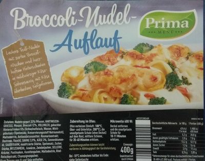 Prima Menü Broccoli-Nudelauflauf 400g