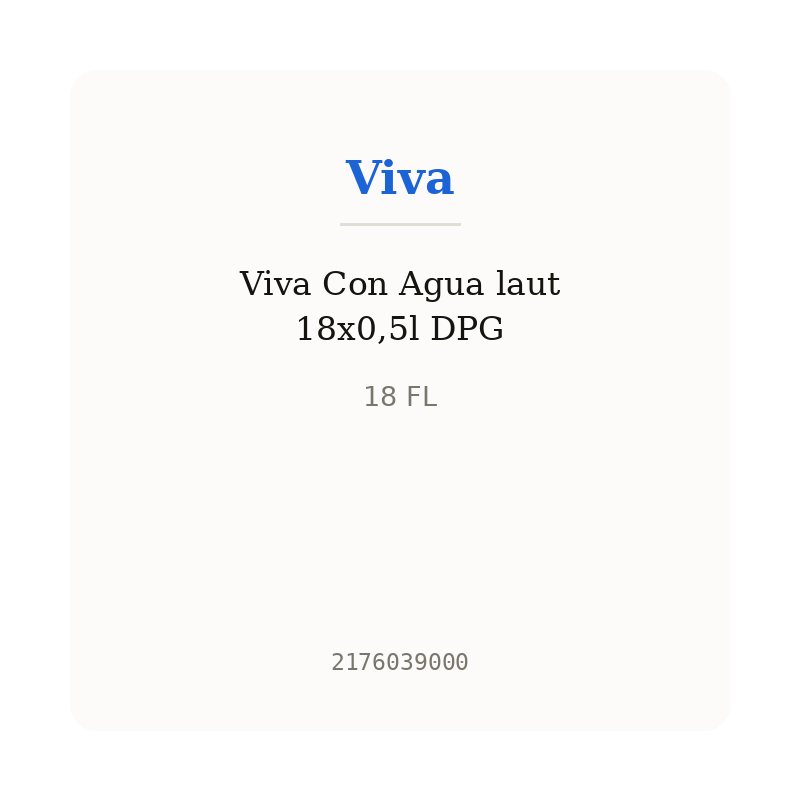 Viva Con Agua laut 18x0,5l DPG
