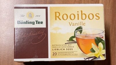 Bünting Rooibos Vanille Tee 20ST 35g