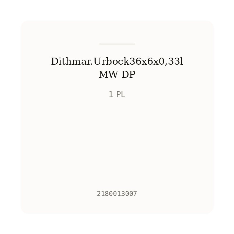 Dithmar.Urbock36x6x0,33l MW DP