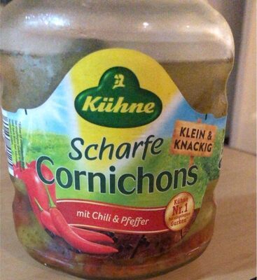Kühne Cornichons Chili&Pfeffer 330g