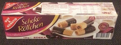 GUT&GÜNSTIG Schoko Röllchen Zartbitter 125g
