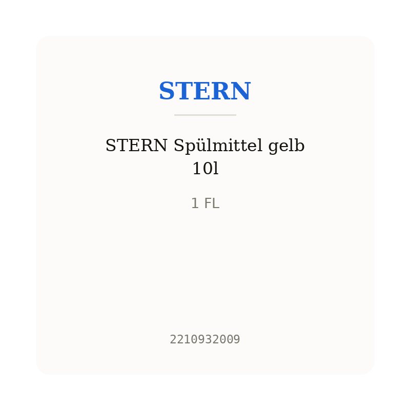 STERN Spülmittel gelb 10l