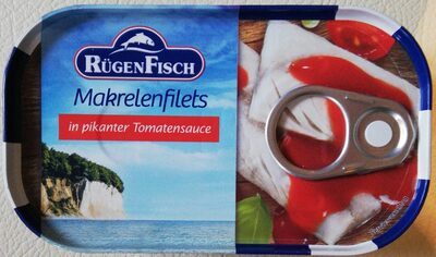 Rügen Fisch Makrelenfilets in pikanter Tomatensauce 125g