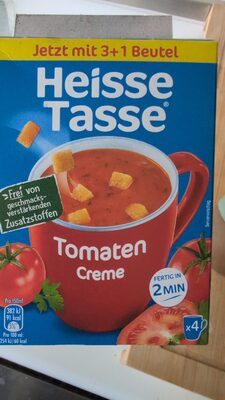 Heisse Tasse Tomatencreme mit Croutons 4ST für 600ml