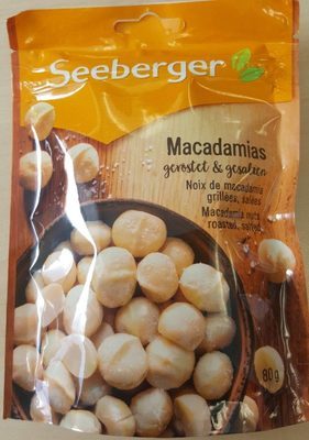 Seeberger Macadamia geröstet und gesalzen 80g