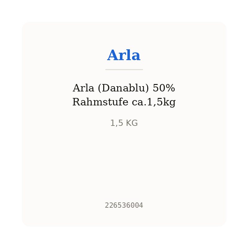 Arla (Danablu) 50% Rahmstufe ca.1,5kg