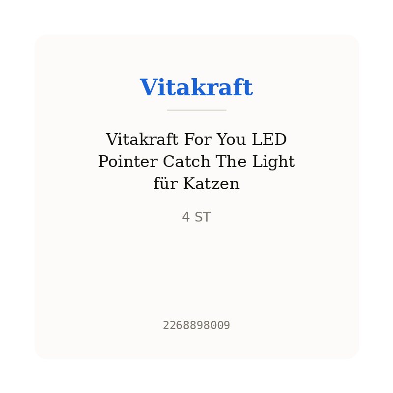 Vitakraft For You LED Pointer Catch The Light für Katzen