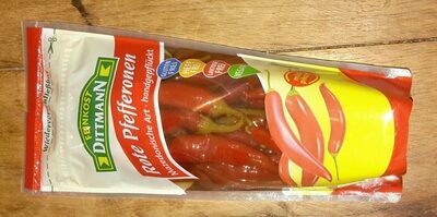 Feinkost Dittmann Rote Pfefferonen 250g