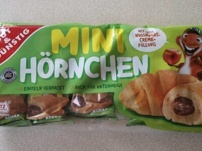 GUT&GÜNSTIG 5 Mini-Hörnchen Nuss-Nougat 240g