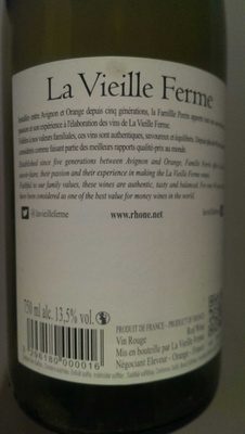 La Vieille Ferme Rouge Cotes du Luberon AC trocken 0,75l