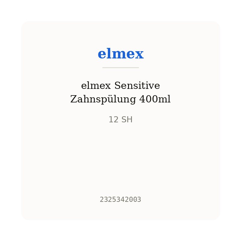 elmex Sensitive Zahnspülung 400ml