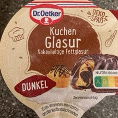Dr.Oetker Becherglasur Dunkel 125g