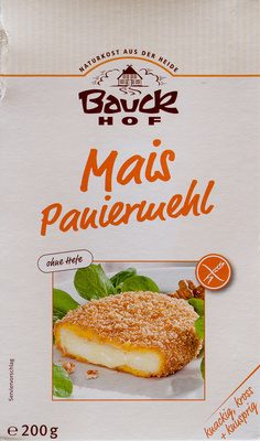 Bio Bauck Mühle Mais-Paniermehl Glutenfrei 200g