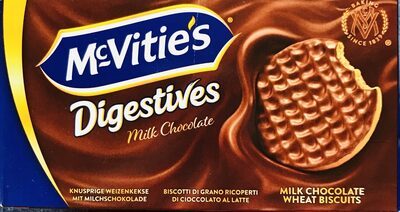 Mc Vities Milk Chocolate knuspriger Weizenkeks halbseitig mit Milchschokolade überzogen 200g