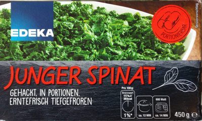EDEKA Herzstücke Junger Spinat gehackt portioniert 450g