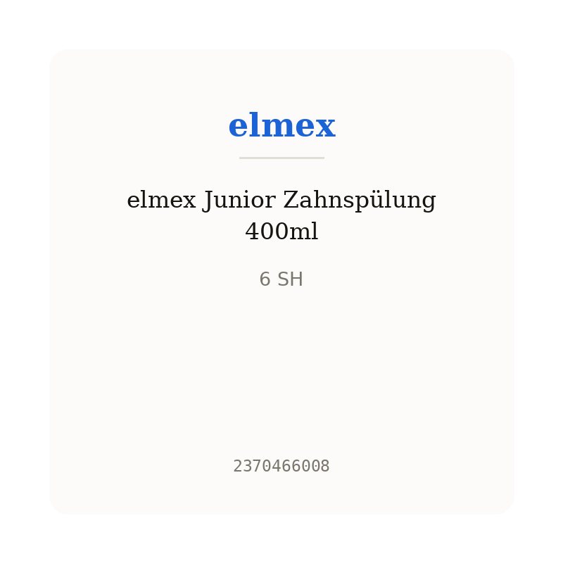 elmex Junior Zahnspülung 400ml