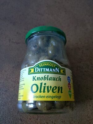 Feinkost Dittmann Knoblauch Oliven trocken eingelegt 170g