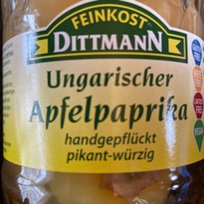Feinkost Dittmann Ungarische Apfelpaprika gelb 650g