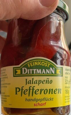 Feinkost Dittmann Mexikanische Pfefferonen Rot 320g