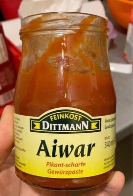 Feinkost Dittmann Aiwar Gewürzpaste scharf 340ml