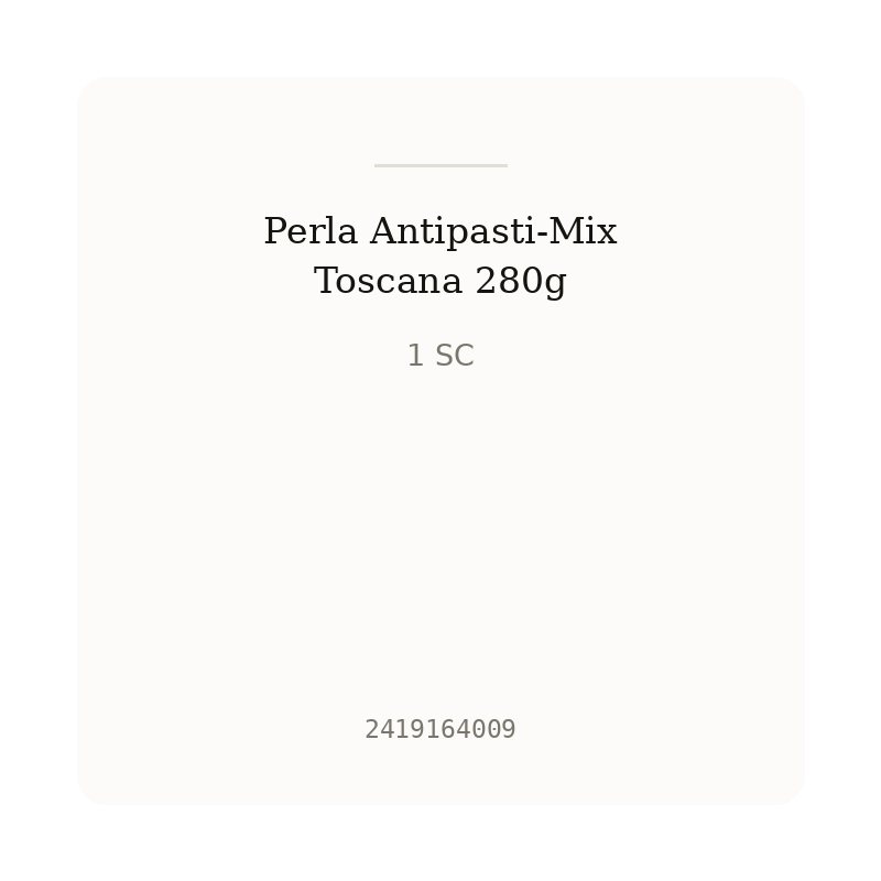 Perla Antipasti-Mix Toscana 280g