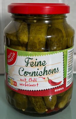 GUT&GÜNSTIG Cornichons mit Chili 350g