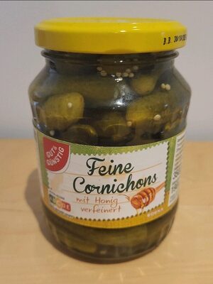GUT&GÜNSTIG Cornichons mit Honig 350g