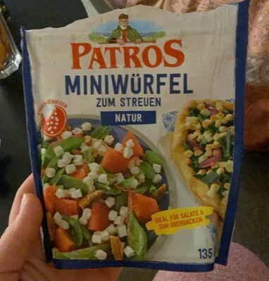 Patros Miniwürfel Natur 45%Fett i.Tr.135g