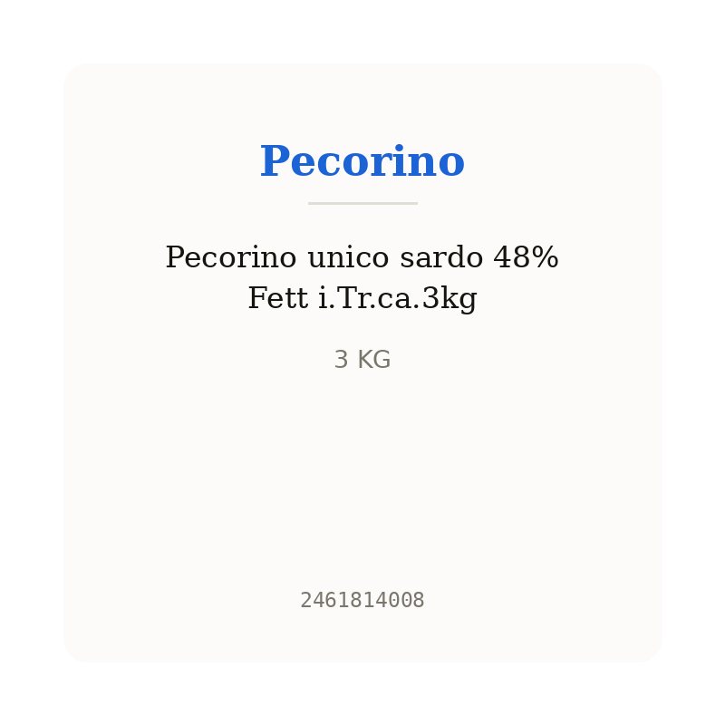 Pecorino unico sardo 48% Fett i.Tr.ca.3kg