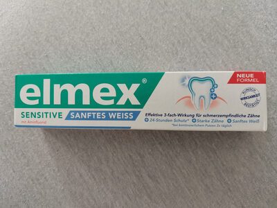 elmex Sensitive Sanftes Weiss Zahncreme 75ml