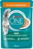 One Adult Gelee in Sauce Huhn&Grüne Bohnen Katzennassnahrung 85g