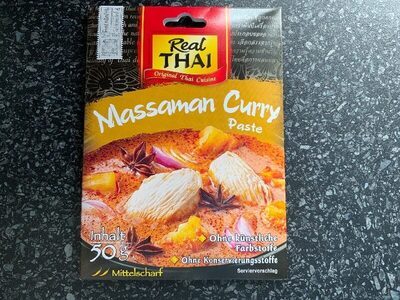 Real Thai Massaman Curry Paste 50g