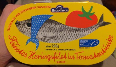 Rügen Fisch Heringsfilets in Tomatensauce Nostalgie 200g