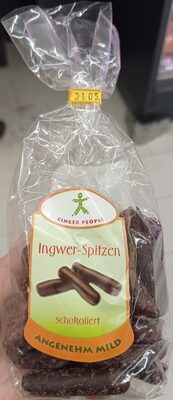 Ginger People Ingwer-Spitzen mit Bitterschokolade 150g