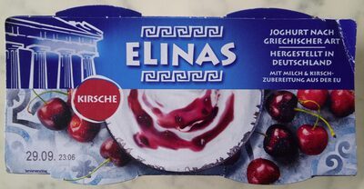 Elinas Joghurt Kirsche 9,4% 4x150g