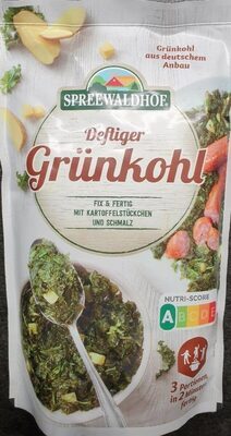 Spreewaldhof Grünkohl mit feinen Kartoffelstückchen und Schmalz 400g