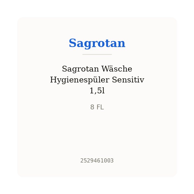 Sagrotan Wäsche Hygienespüler Sensitiv 1,5l