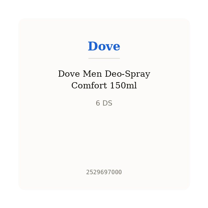 Dove Men Deo-Spray Comfort 150ml