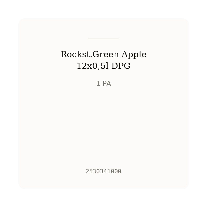 Rockst.Green Apple 12x0,5l DPG